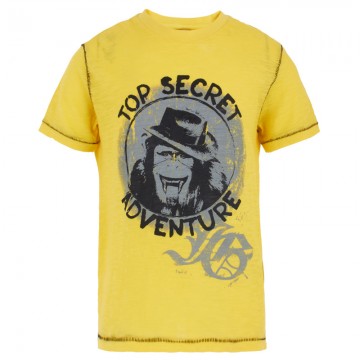 John Galliano żółta lekki t-shirt r.128/134
