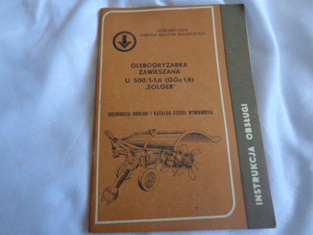 Instrukcja obsługi GLEBOGRYZARKA "SOLGER
