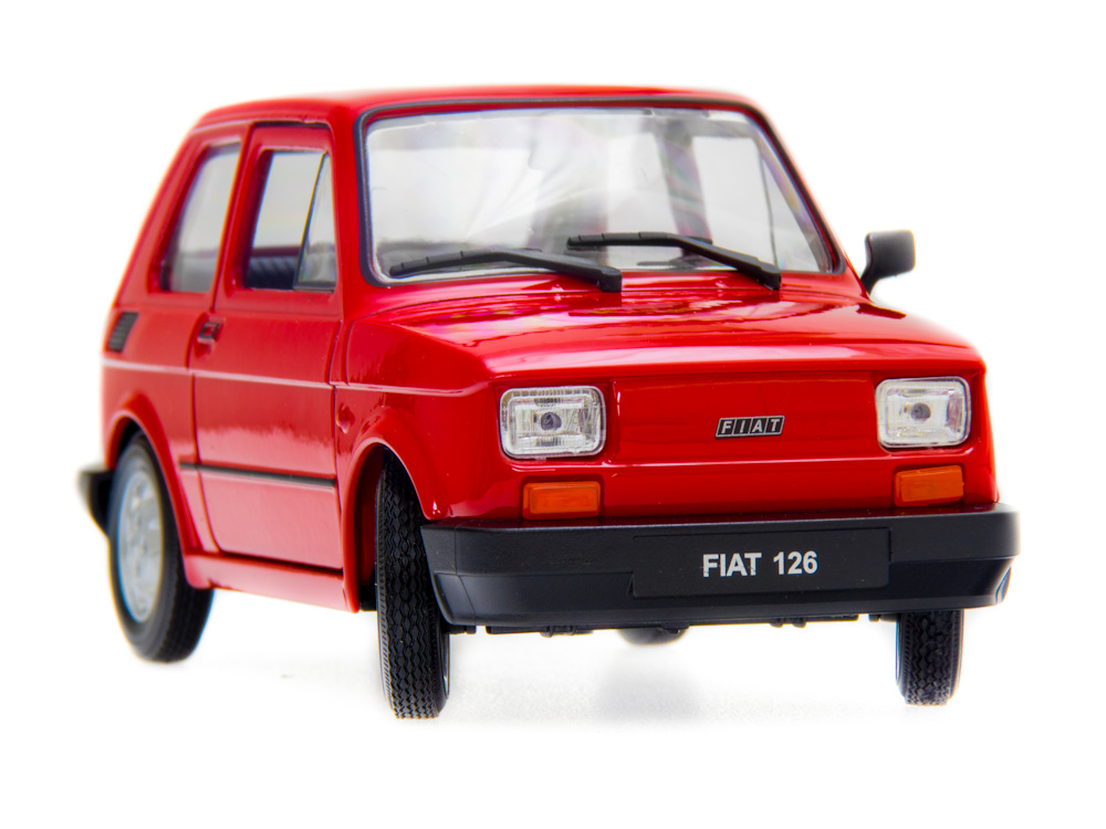 Model Samochod Fiat 126p Maluch Miniatura Zabawka