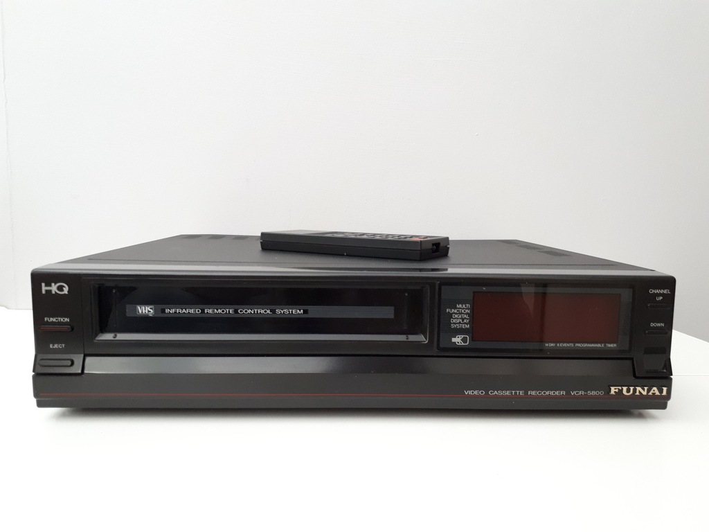 Magnetowid Odtwarzacz VHS Funai VCR-5800 jak nowy!