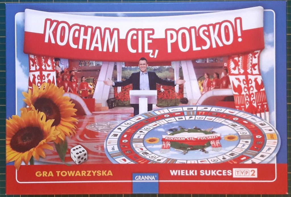 Gra Planszowa, planszówka Kocham Cię Polsko