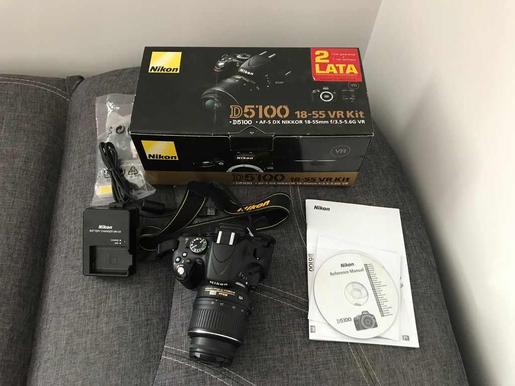 Nikon D5100 18-55 VR Kit idealny 4036 zdjęć