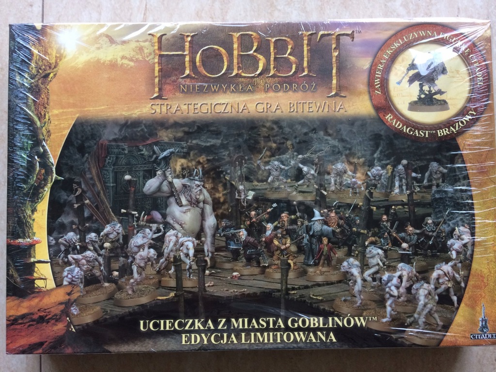 LOTR Hobbit Escape from Goblin Town PL + DIORAMA