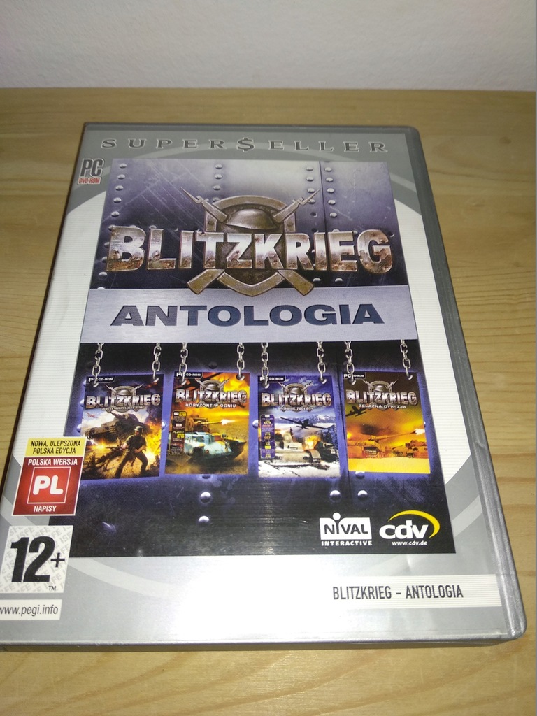 BLITZKRIEG ANTOLOGIA 4 CZĘŚCI PL PC
