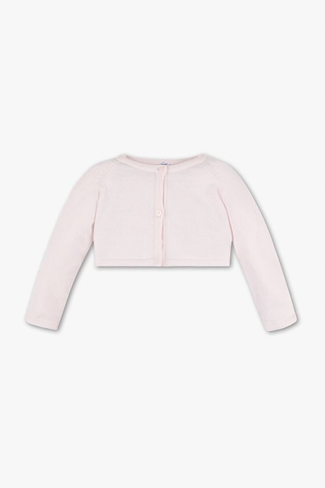 Bolerko sweterek kardigan jasno różowy 92