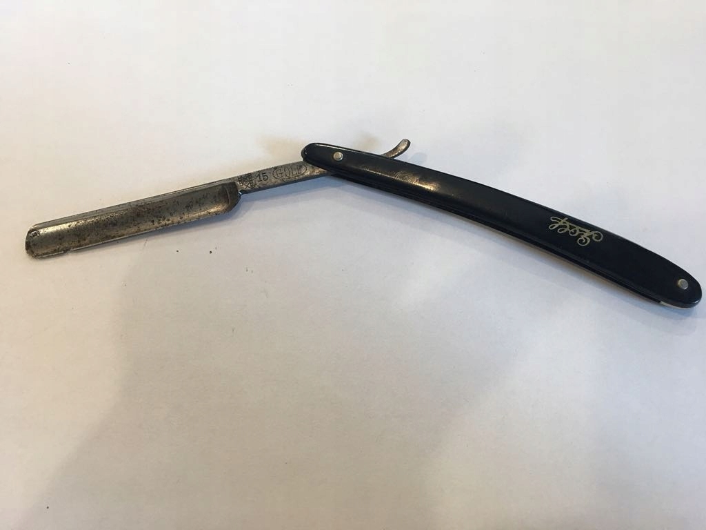 Brzytwa Solingen Golf Louis Perlmann ok 1909 rok