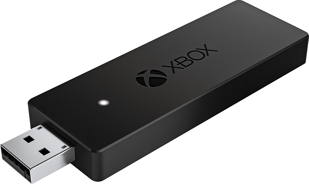 NOWY PAD MICROSOFT XBOX ONE S CZARNY + ADAPTER USB 7290355568