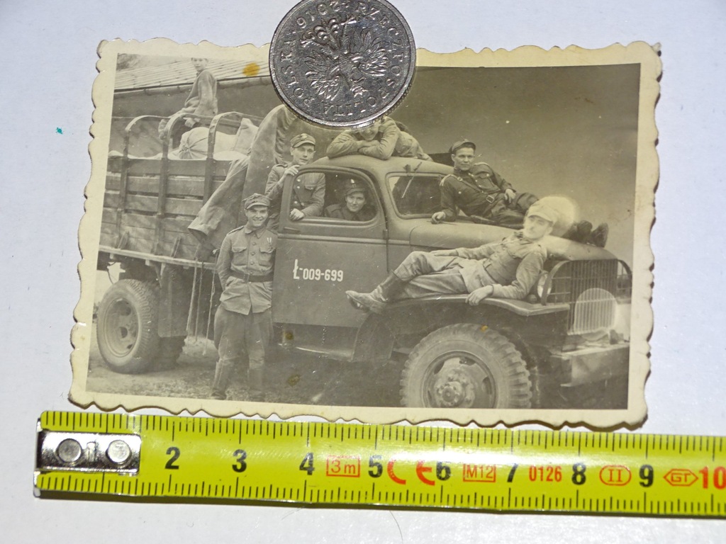 ZAKOPANE 1945 ROK SAMOCHÓD GAZ LWP CIĘŻARÓWKA AUTO