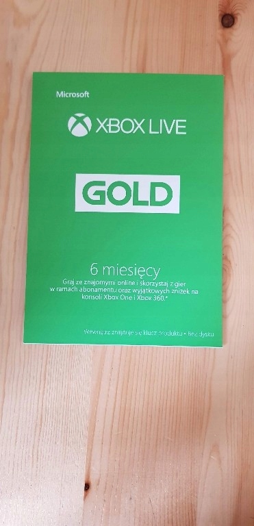 Xbox GOLD 6 miesiecy