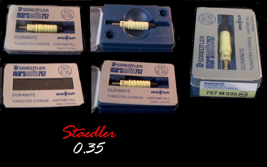 Końcówka firmy STAEDTLER 0.35mm MARSMATIC755 3szt.