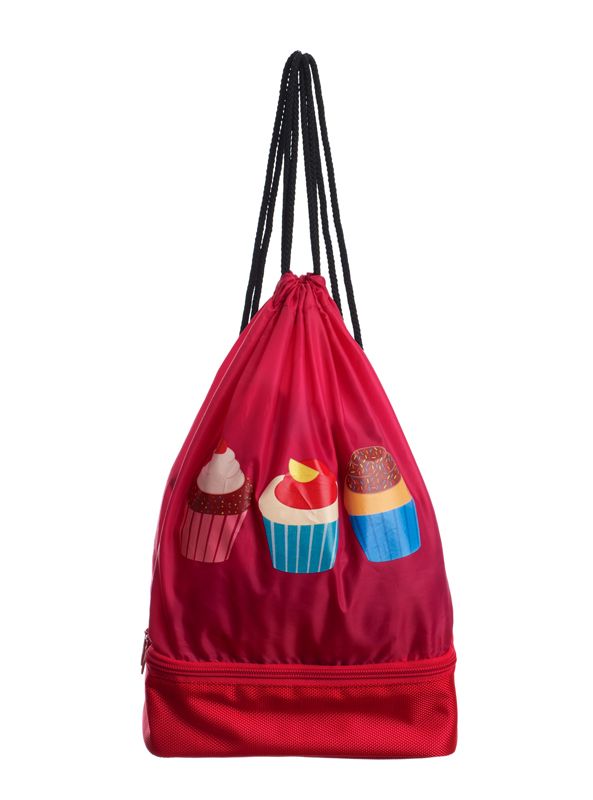 LUNCH BAG torba śniadaniowa IRIS TOREBKA CZERWONY