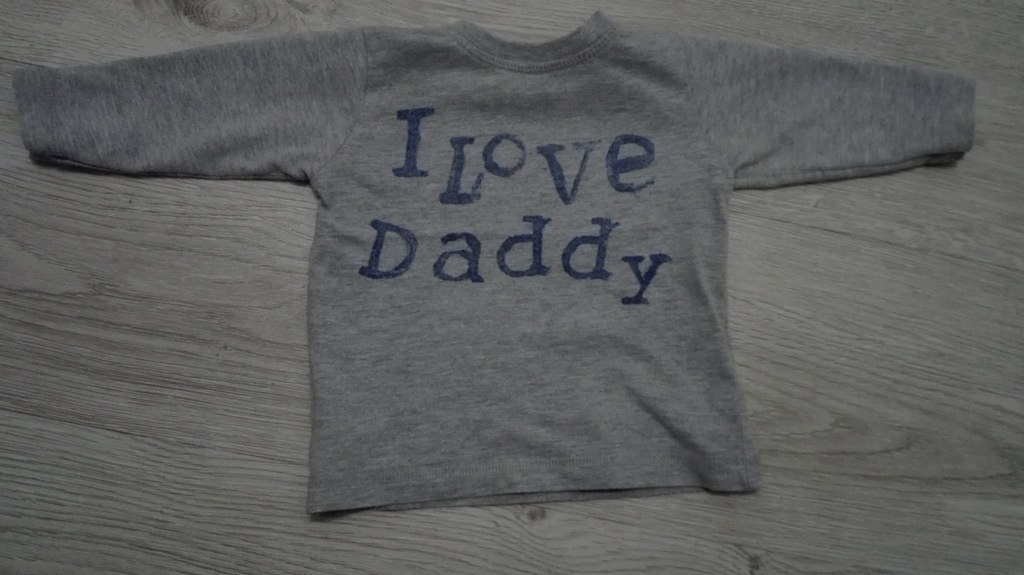 Bluzka bluzeczka i love daddy 68