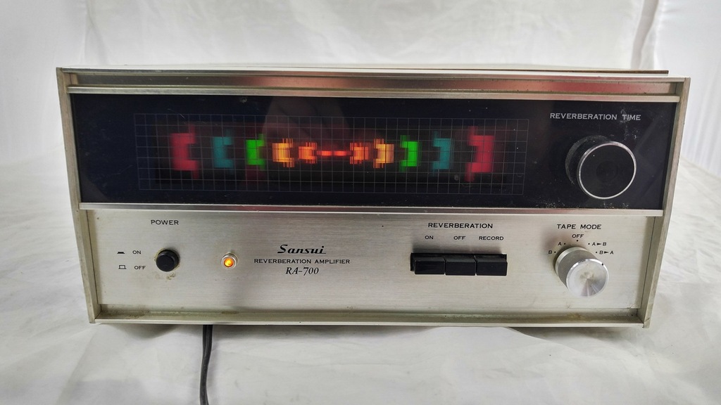 Kultowy SANSUI RA-700 Pogłos/echo/reverb