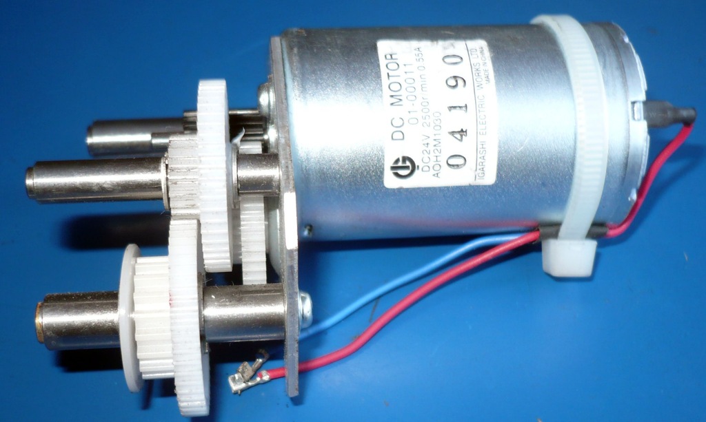 Silnik z przekładnią 24V/ok.350 obr/min. - 7603109283 - oficjalne ...