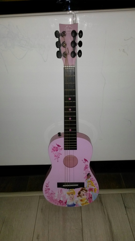 Dziecięca gitara dla dziecka dziewczynki disney 80