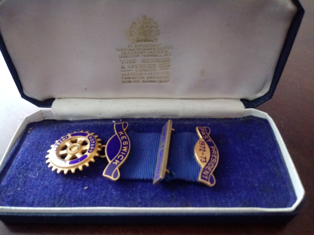 Odznaka "Rotary " 1972-1973 Aglia