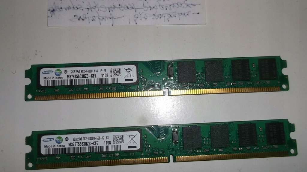 Pamięć 2GB RAM SAMSUNG DDR2 2Rx8-6400U (1)