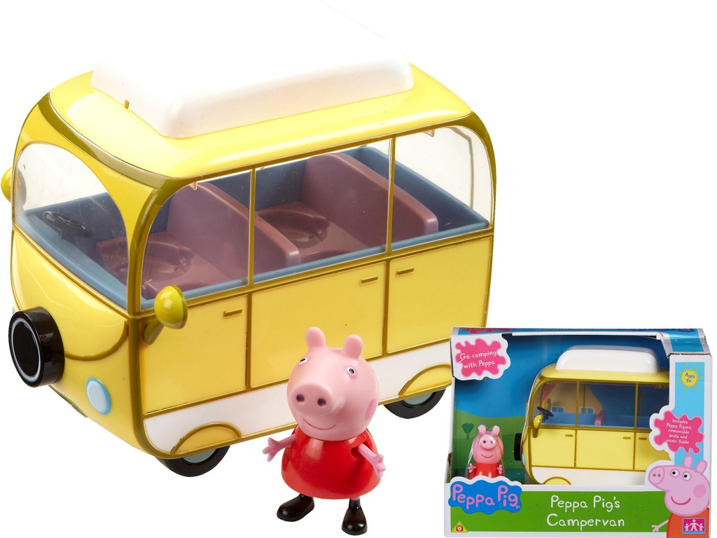 ŚWINKA PEPPA KAMPER i FIGURKA PEPPY Piknik AUTO