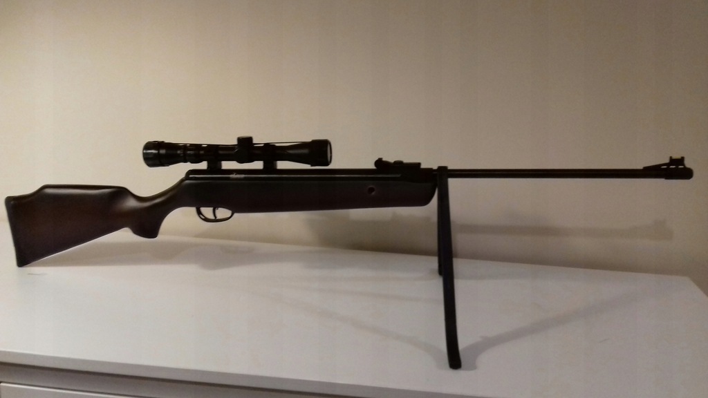 wiatrówka crosman copperhead z lunetą i pokrowcem