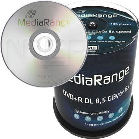 MEDIARANGE DVD+R DL 8,5GB + płyta GRATIS !!!! Łódź