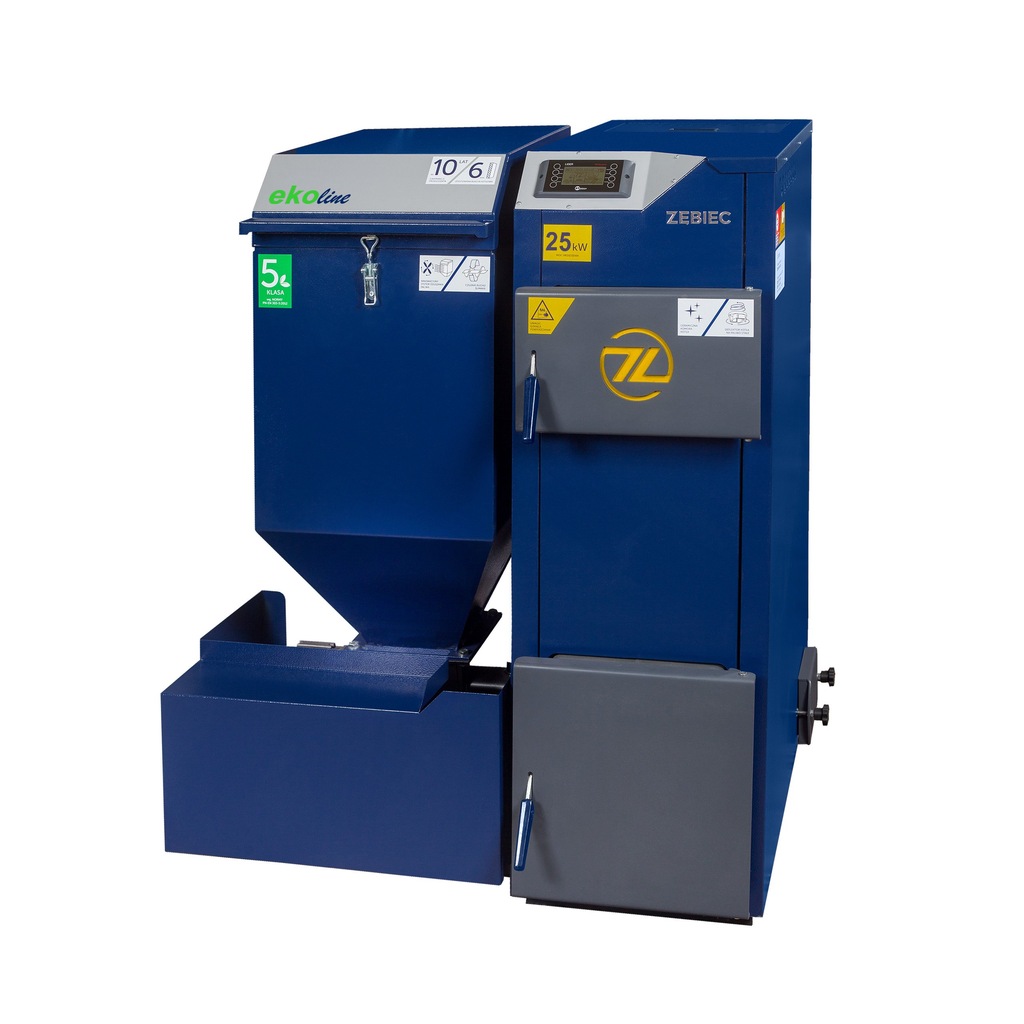 KOCIOŁ ZĘBIEC TOPAZ 25 kW EKOGROSZEK 5 KLASA LEWY