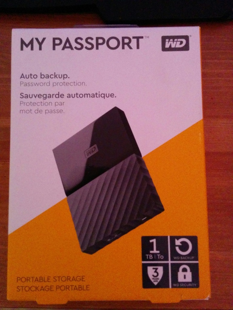 WD Western Digital My Passport 1TB Nowy