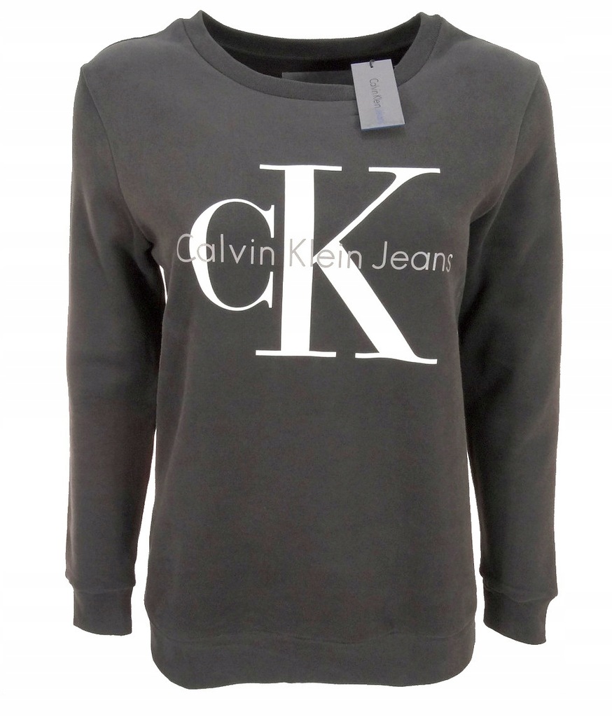 Calvin Klein Jeans Bluza Damska Grafitowa M 7688385848 Oficjalne Archiwum Allegro