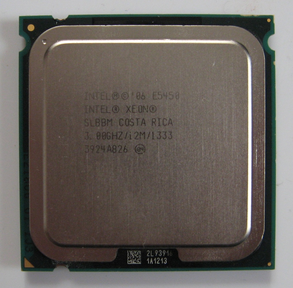 Сравнение процессоров q9550 и xeon e5450