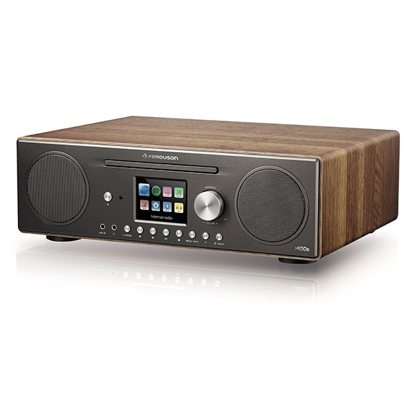 Radio Internetowe FM z DAB CD Ferguson i400 orzech