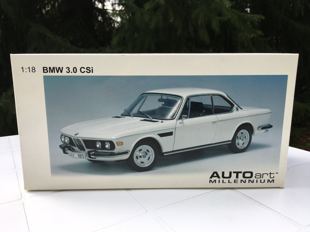 BMW 3.0 CSi (E9) White 1:18 AutoArt Millennium - 7049368642