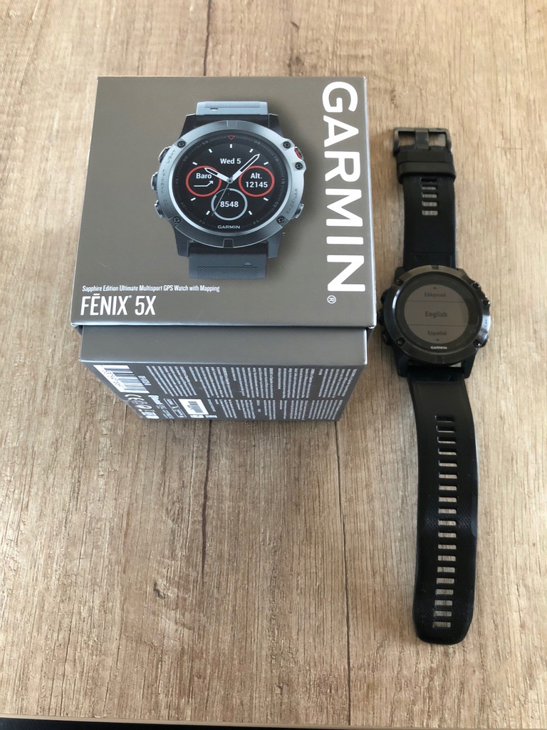 garmin fenix 5x topo