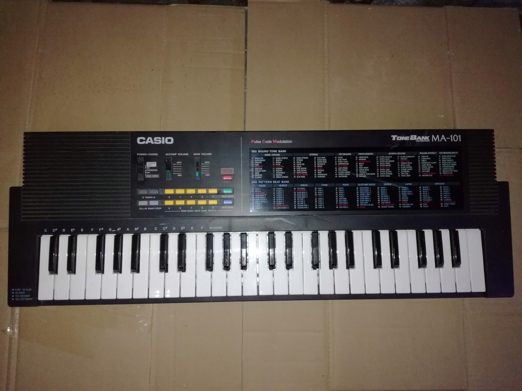 Casio best sale ma 101