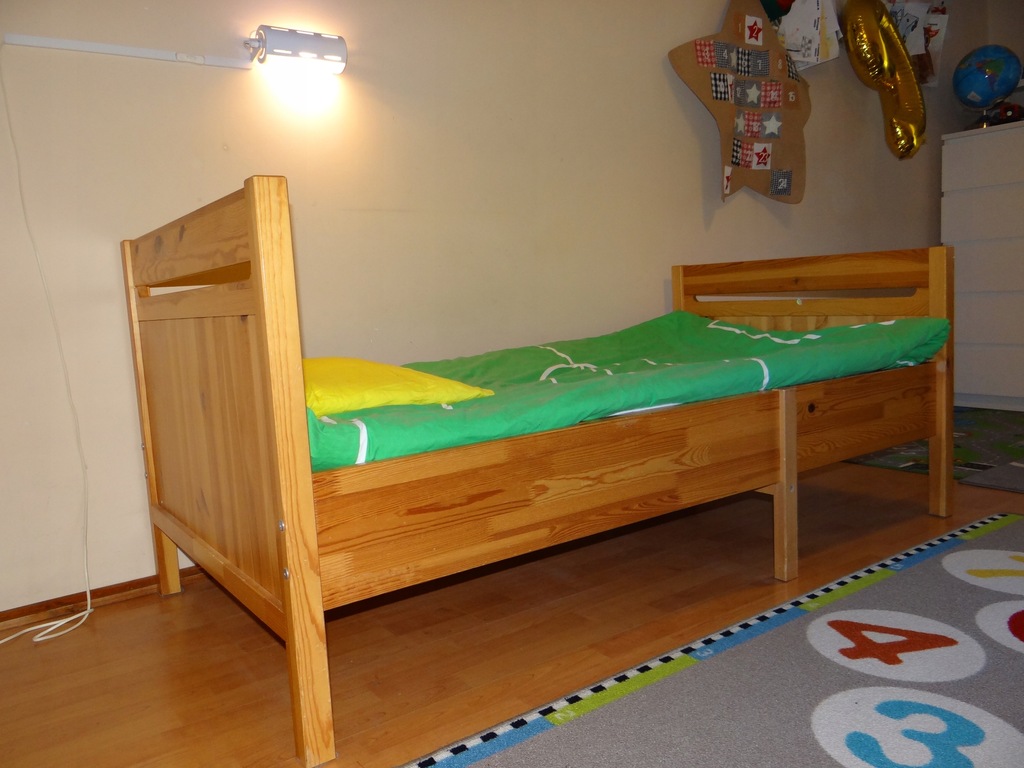 IKEA Trofast łóżko rosnące rozkładane + materac