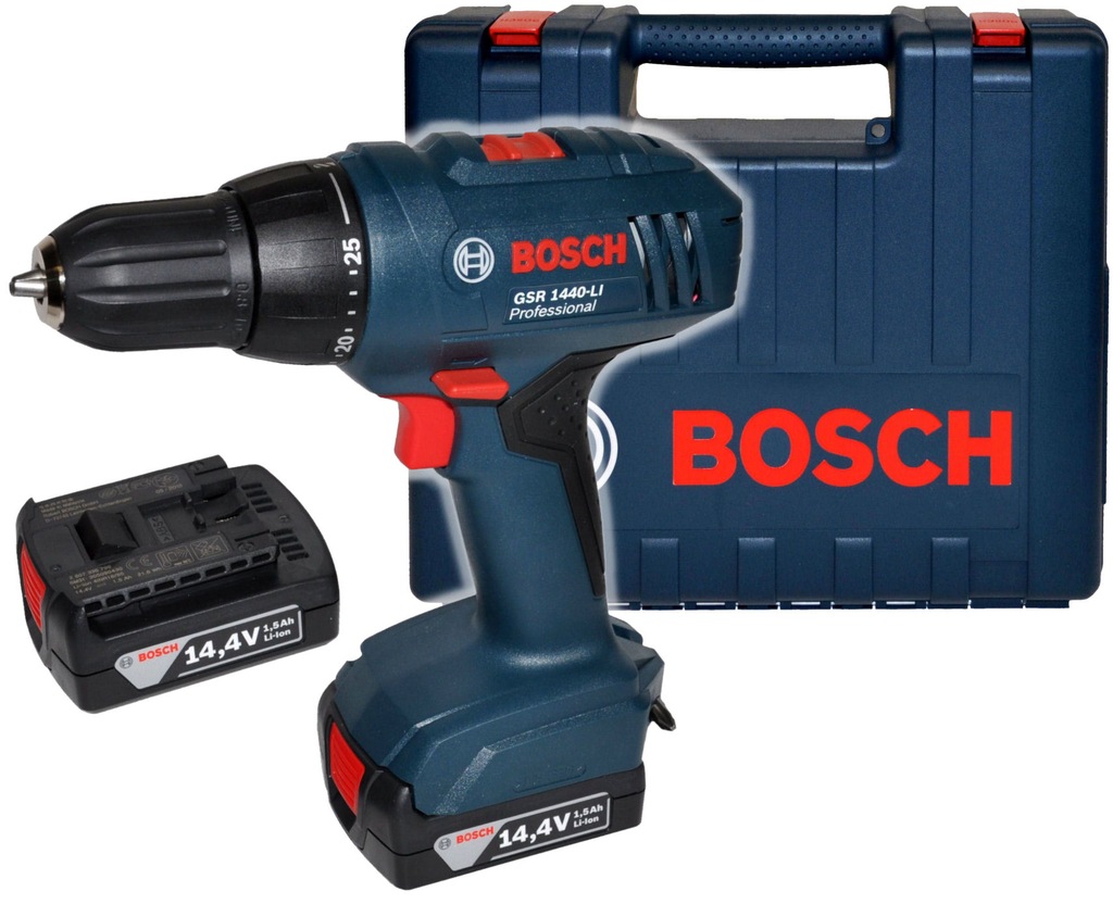 WKRĘTARKA GSR 1440-LI BOSCH 2x1,5 LiION WALIZKA - 5935447612 ...