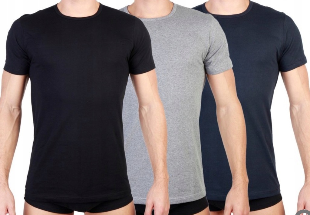 Pierre Cardin 3-Pack t-shirt XL bezszwowe mix