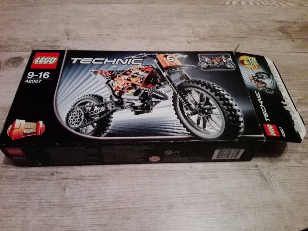LEGO Technic 42007 2w1 Motor Crossowy
