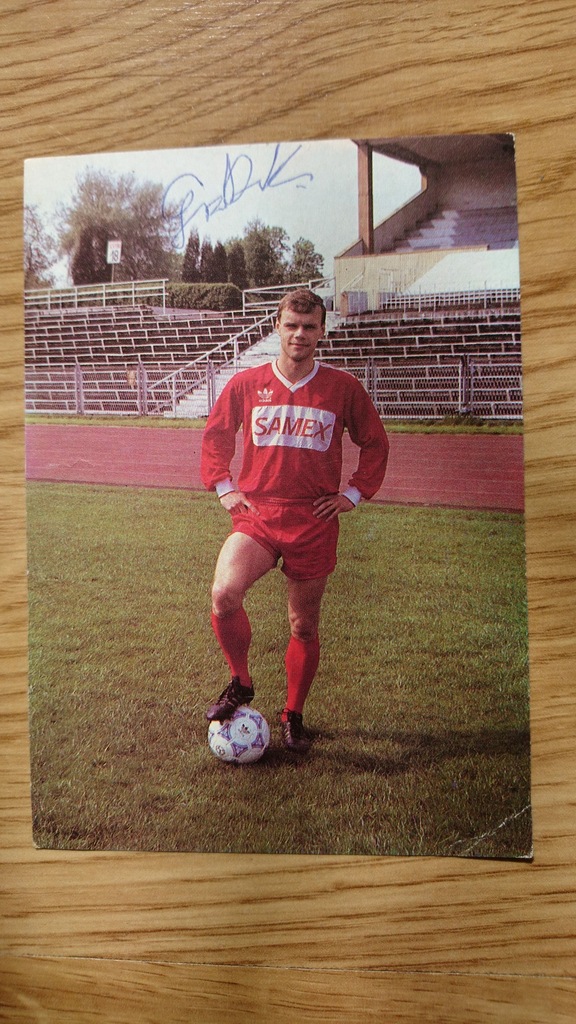 Autograf Grzegorz Dziuk Górnik Zabrze