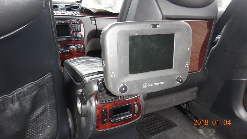 Mercedes S W220 telewizor pasażerów oryginał TV
