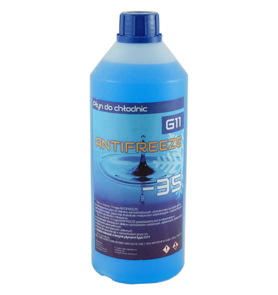 PŁYN CHŁODNICZY NIEBIESKI do chłodnicy -35 1L G11