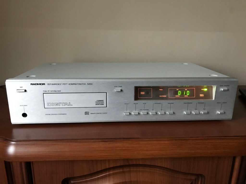 odtwarzacz CD dyskofon Unitra Radmor 5450 unikat