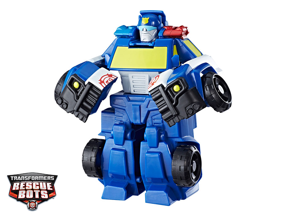 TRANSFORMERS RSB Rescue Bots Chase The Police Bot