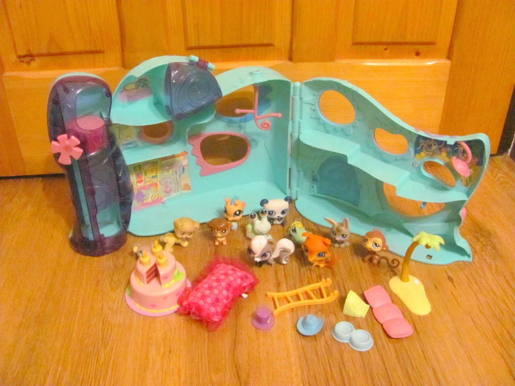 LPS pet shop zestaw domek + 11 figurek + dodatki