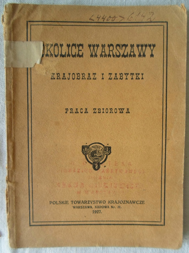 Okolice Warszawy Krajobraz i zabytki 1927 r.