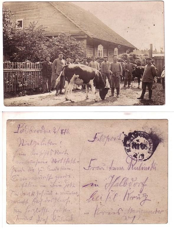 PODBRODZIE - WILEŃSZCZYZNA - DOM -ULICZKA-OK. 1916