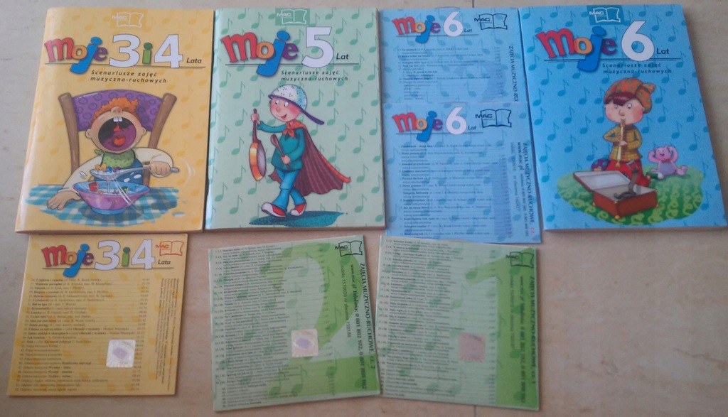 Moje 3 i 4 5 6 lat Scenariusze zajęć MAC + CD's