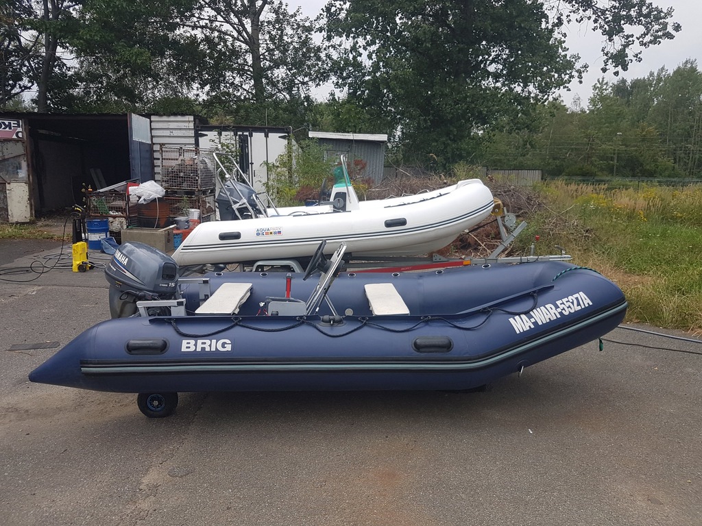 RiB Brig 380 Yamaha 15 hp + Przyczepa