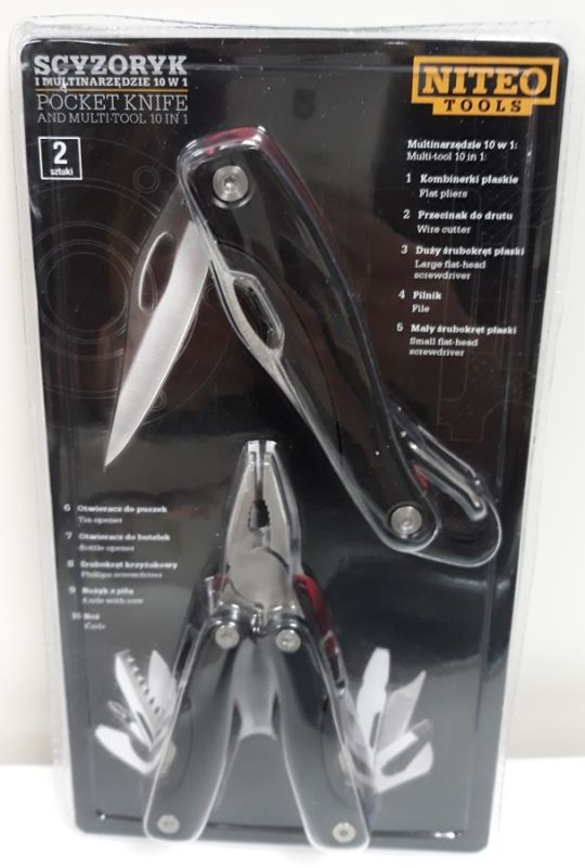SCYZORYK I MULTINARZĘDZIE NITEO TOOLS