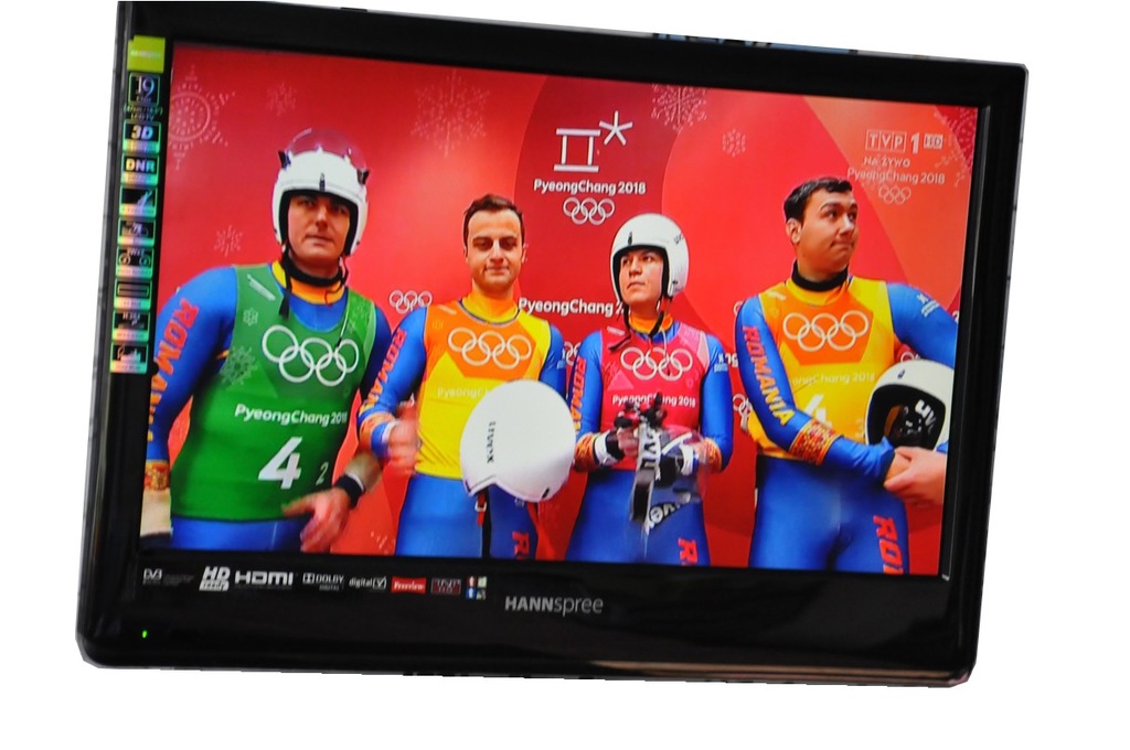TELEWIZOR HANNSPREE 19" TV LED DVB-T USB HDMI