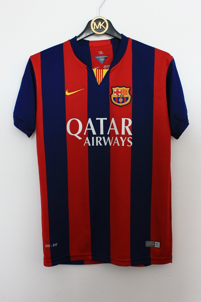 Nike Barcelona Laliga Beko FCB Dry-Fit Soccer Unicef Shirt Size Small