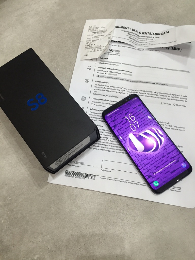 Samsung Galaxy S8 64GB Polski Salon PLAY Gwarancja